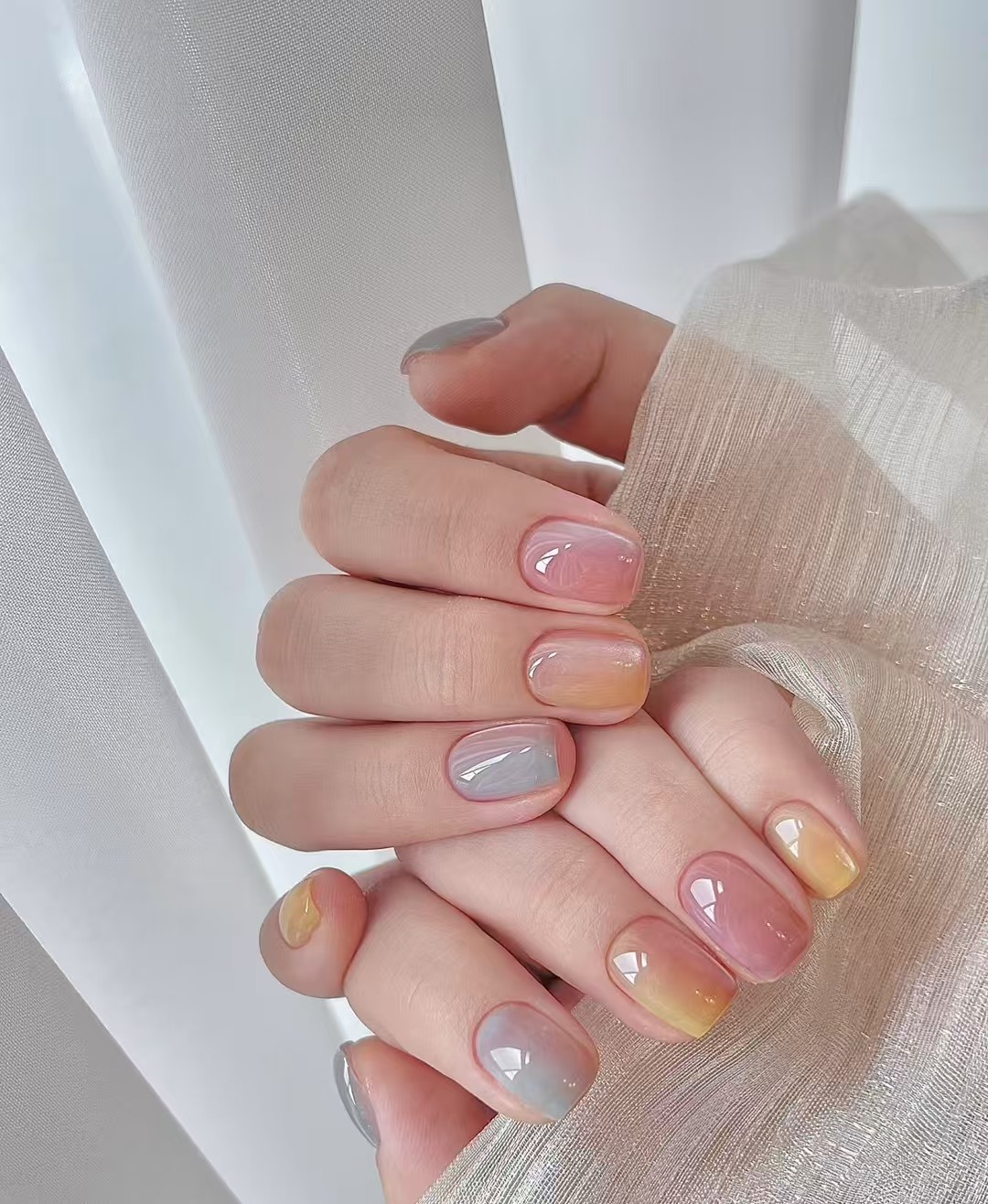 甜朵朵美甲作品 成都美甲款式