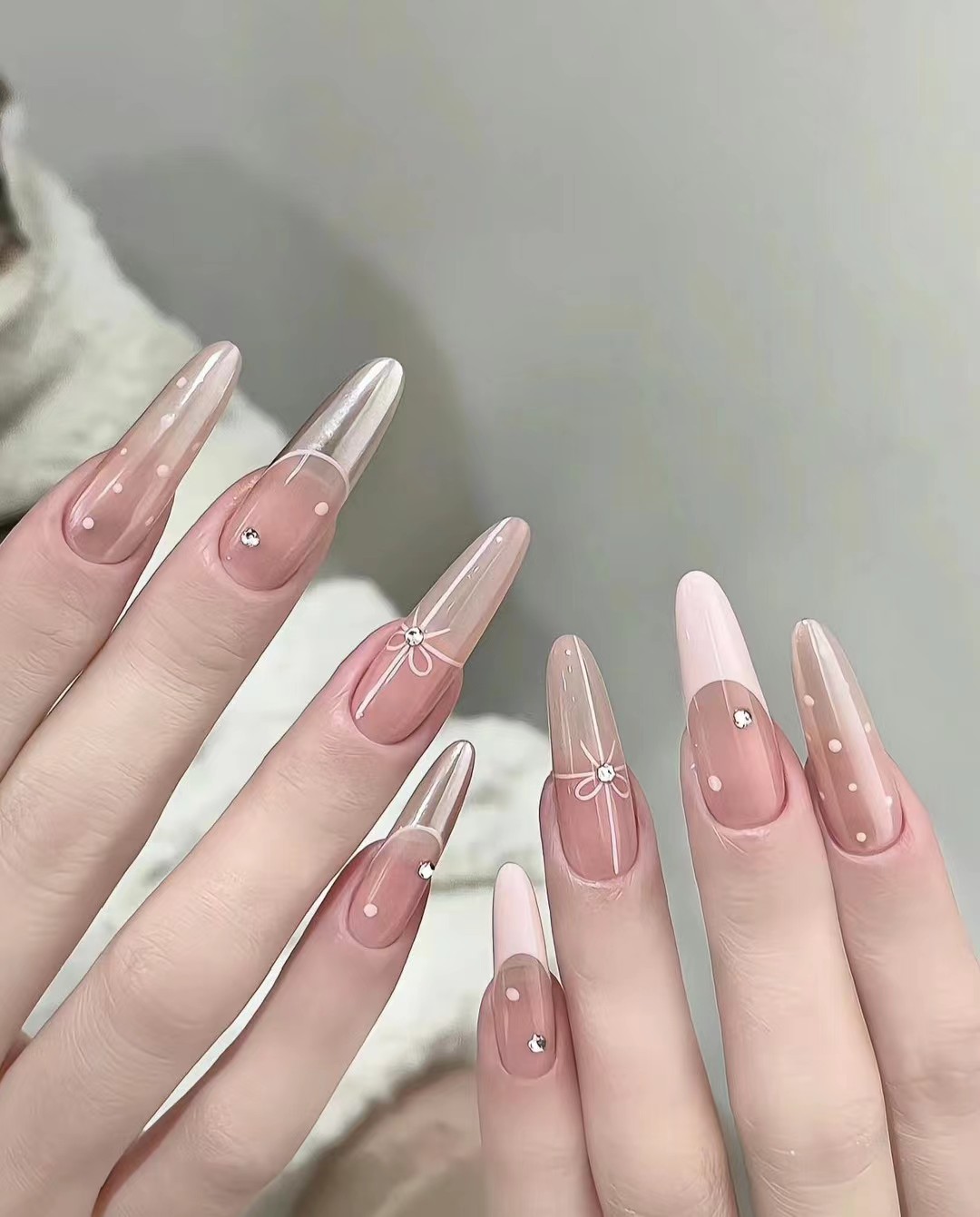 甜朵朵美甲作品 成都美甲款式